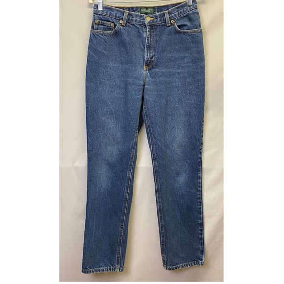 Lauren Jeans Co. Ralph Lauren Denim - Lauren Ralph Lauren Jeans Women's 8 Blue Straight Leg Classic Denim Timeless